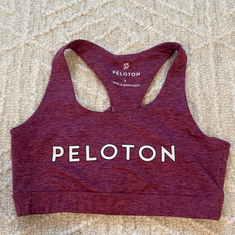 Peloton Women's Burgundy Sports Bra